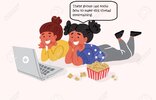 144389040-cute-vector-illustration-of-friends-lying-and-watching-movie-on-laptop-with-popcorn-...jpg