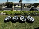 FS 21” Arachnid Wheel/Tire Package for 2012-2020 Model S, Southern California