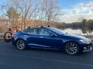 Tesla Model S, 64k miles, 272 mi range, FSD, Rear jump seats, Tow hitch, Roof rack