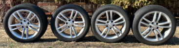 4 MS 19" rims, tires, TPMS, 245/45/19 - perfect for for winter rotation