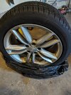19" Model S Wheels w/Michelin Primacy MXM4 Tires (2 new) + TPMS