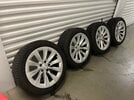FS Tesla Model S 19" Slipstream Rims with TPMS sensors with decent tread tires