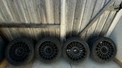 19" Black Rotiform LAS-R Rims/Winter Tires from M3