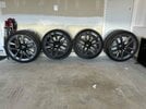 4 OEM 21” Tesla Model S Original Arachnid Wheels and Michelin Tires