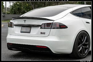 FS : NEW Ureshi Industries Rear Genuine Carbon Fiber Spoiler For Model S