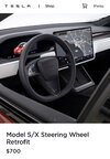 FS: OEM New Tesla refresh Model S/X Full Steering Wheel Retrofit