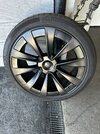 Model X 22" Turbine Wheels w/TPMS, Aero Covers, and Tires Included - REDUCED PRICE