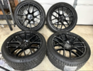 Enkei Raijin 19x9.5 +35 wheels with Continental DWS06+ tires
