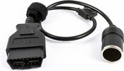 OBD2 to Cigarette Lighter Female Connecter Vechile Car Constant Power Cable 16AWG Safely with ...jpg
