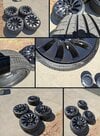new 2023 M3P full set Uberturbine wheels Pirelli 235/35R20 P Zero tires TPMS flawless