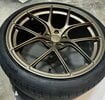 Model 3 wheels - Titan-7 T-S5 forged 20" bronze staggered setup