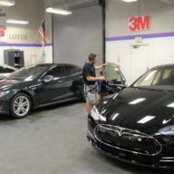 Tesla opening showroom at The Gardens on El Paseo