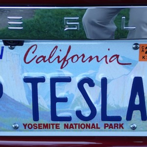 Tesla vanity plates