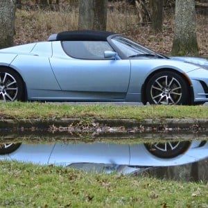 Roadster, reflected