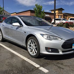 2013 Model S P85 after a wash