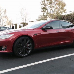Supercharger visit, blacked vinyl with tints.
