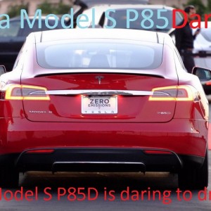 tesla model s p85DARING