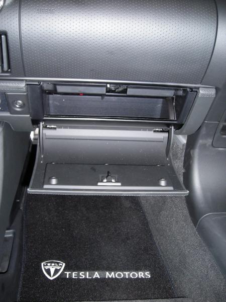 2010 has a locking glove box.  It only locks when the car is locked, though.