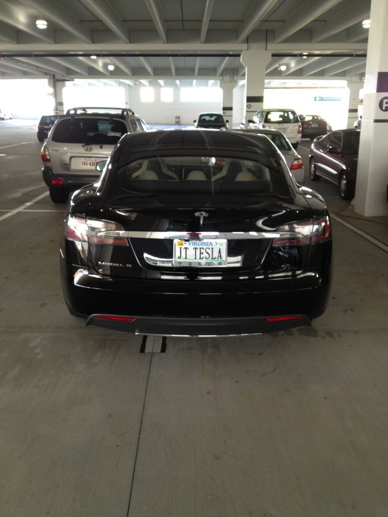 Rear view of my Tesla